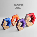 Multi-layer Acrylic Wooden Trophy