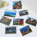 Customized aluminum foil scenic refrigerator magnets Customized aluminum foil scenic refrigerator magnets