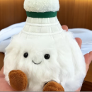 Badminton plush doll keychain