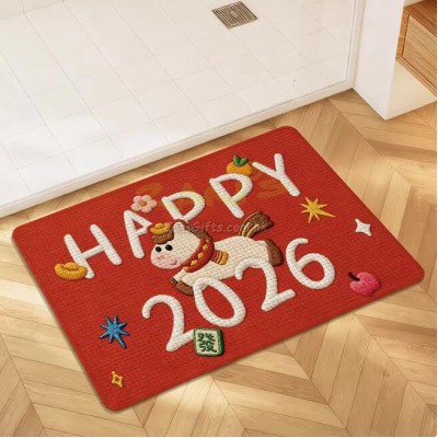 Imitation linen Floor Mat