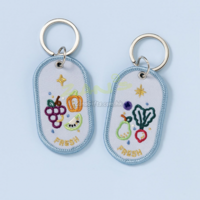 定制刺绣钥匙扣挂件