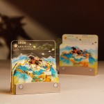 可定制手撕日历纸雕灯