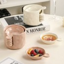 帶手柄陶瓷火鍋調料碟