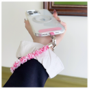 毛絨撞色手機掛繩