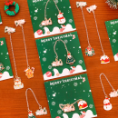 聖誕金屬吊墜掛件書籤