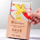 马年水晶奖座