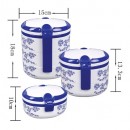 Blue And White Porcelain Lunchbox