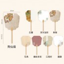 可訂製化空白宣紙團扇