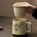 Ceramic filter tea cup