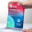 Pleated Crystal Trophy