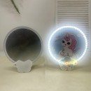 Luminous foldable advertising fan