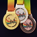 Rotating basketball Medal