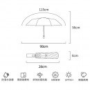 三折广告伞黑胶拼接遮阳伞折叠防晒防紫外线太阳伞晴雨伞商务礼品