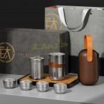 純鈦雙層一壺四杯泡茶套裝