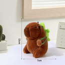 Capybara plush doll keychain