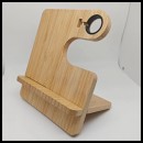 竹木三合一無線充電座