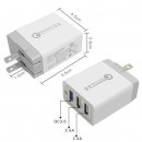 Three-USB Travel Adapter