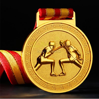 Fencing Metal Medal