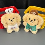 小狗毛絨公仔掛件