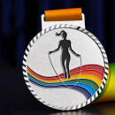 Rope Skipping Metal Medal