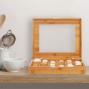 Wooden Capsule Storage Box