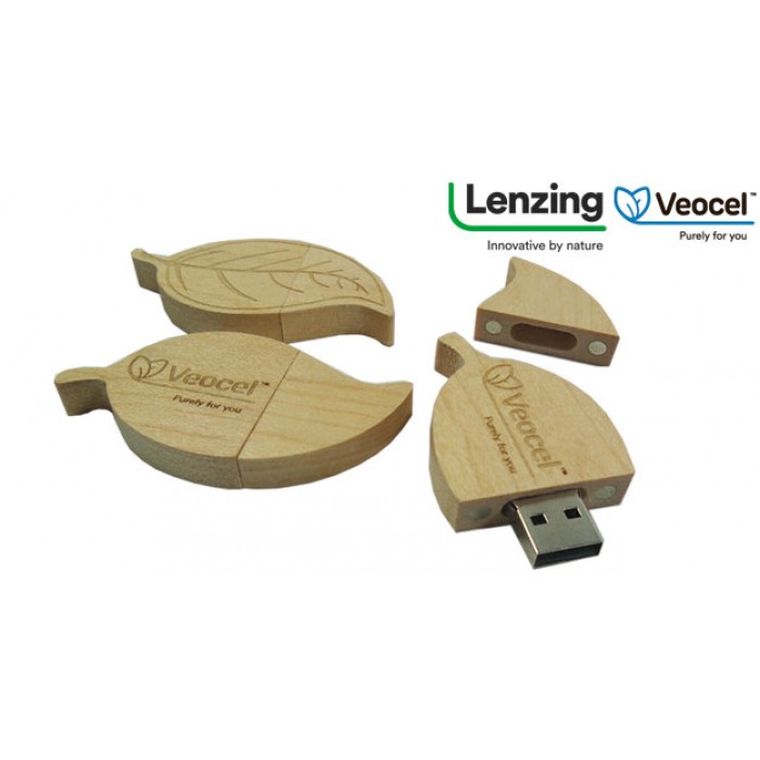 環保樹葉USB手指-Lenzing Fibers