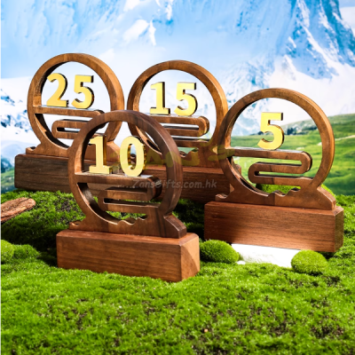 Wooden Anniversary Trophy