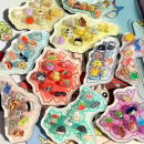 訂製壓克力地圖冰箱貼