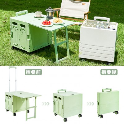 Folding Pull Cart with Cover