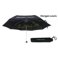 21寸單色經典三摺廣告傘-摩根路易斯律師事務所