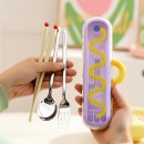 便攜不鏽鋼餐具套裝
