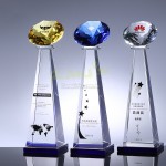 創意水晶鑽石獎座