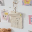 Tear-off canvas calendar