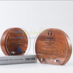 Acrylic Solid Wood Trophy