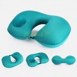 Press Inflatable U-shaped Pillow