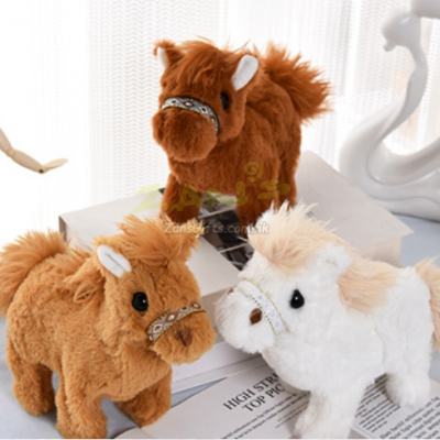 Electric plush simulation pony