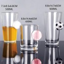 Creative Shape Inlaid Ball Beer Glass Mug