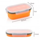 Environmentally Friendly Silicone Folding Lunch Box(With Tableware)