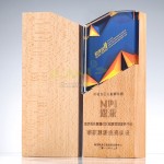 Wooden Crystal Trophy