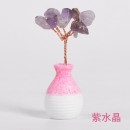 Vase Crystal Tree