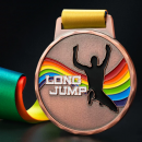 High Jump Metal Medal