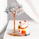 招财猫水晶树