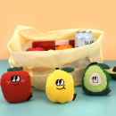 Custom corduroy foldable shopping bag dolls