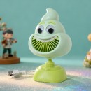 Funny Poop-Shaped Rechargeable Mini Fan