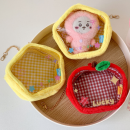 Cartoon transparent dust-proof storage bag for dolls