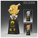 乒乓球金屬獎座