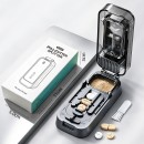 1-into-2, 3 & 4 Compartment Pill Cutter, Grinder and Pill Box 1-into-2, 3 & 4 Compartment Pill Cutter, Grinder and Pill Box