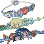 Embroidered bracelet