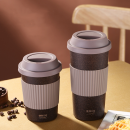 Degradable coffee grounds material coffee cup