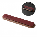 Black walnut wood temporary parking number plate